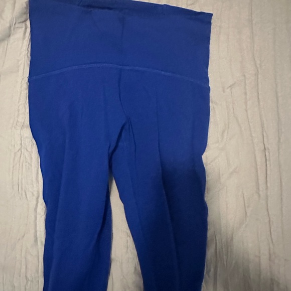 lululemon athletica Pants - lululemon blue leggings mesh back panel